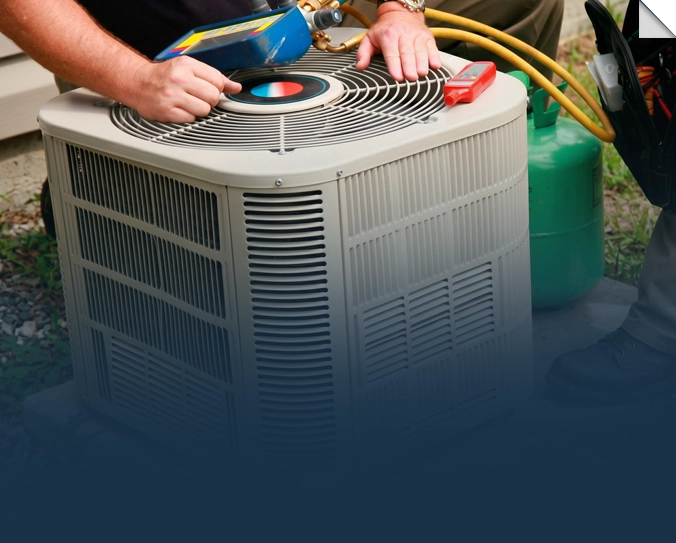 Our professional technician performing comprehensive AC maintenance in Hamilton, Ontario. Regular tune-ups, filter checks, and inspections keep your cooling system running at peak performance all summer. Request your AC maintenance quote in Hamilton and reduce energy costs today!